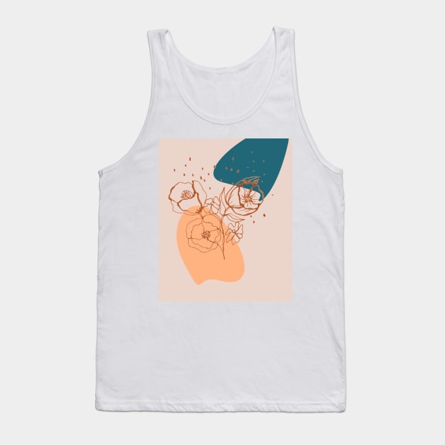 mid century art Tank Top by ibtihella